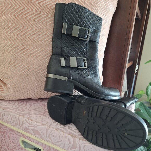 Vince Camuto Black Mid Boot - Picture 4 of 4